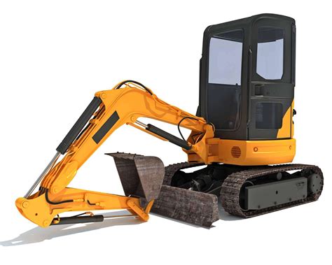 mini excavator 3d model|hydraulic excavator 3d.